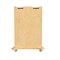 Flash Furniture Bright Beginnings Commercial Space Saving Wooden Mobile STEAM Wall Accessory Board Storage Cart, Locking Caster Wheels, Kid Friendly Design, Natural MK-ME06639-GG - alternate 6
